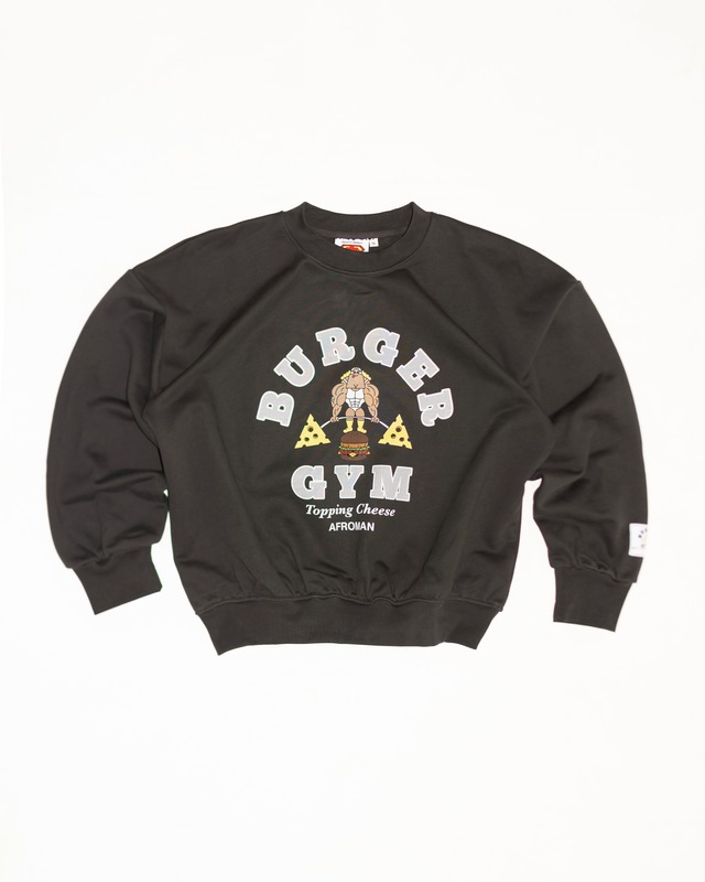 バーガージムトレーナー オールドブラック