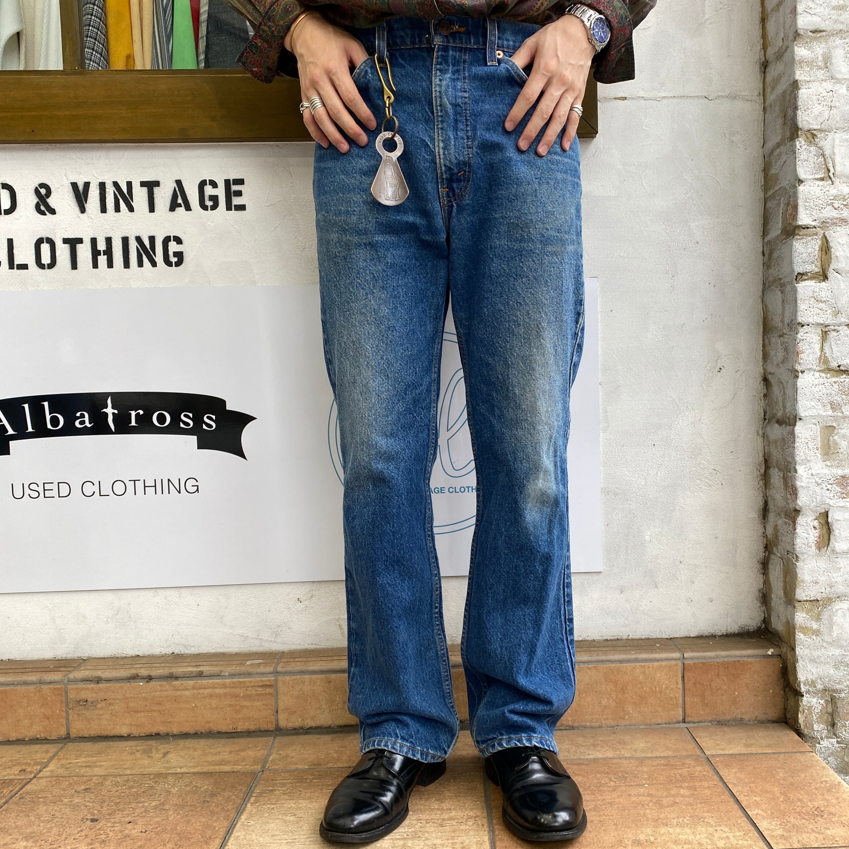 LEVIS 517 ブーツカット フレアパンツ リーバイス W30 日本製