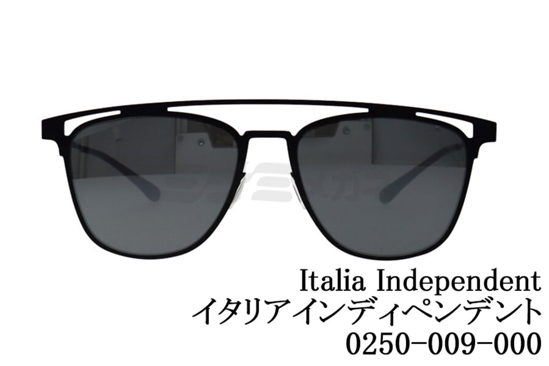 Italia Independent サングラス 0250 009 000 ツーブリッジ ブランド イタリアインディペンデント 正規品