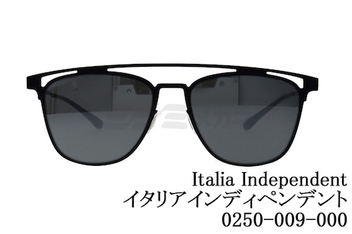 Italia Independent サングラス 0250 009 000 ツーブリッジ ブランド イタリアインディペンデント 正規品