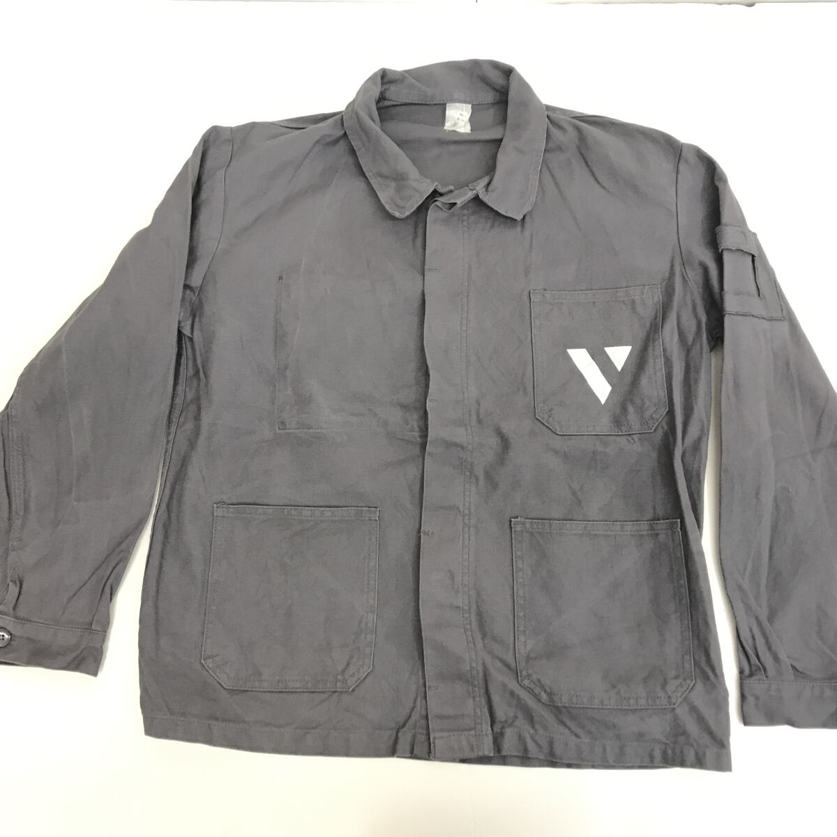 ビンテージ 60s ユーロワークジャケット ワークシャツ カバーオール S108