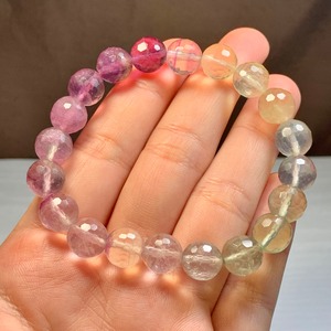 2.グラデーション☆カットフローライト ブレスレット