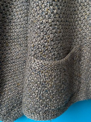 Hand knitted cardigan