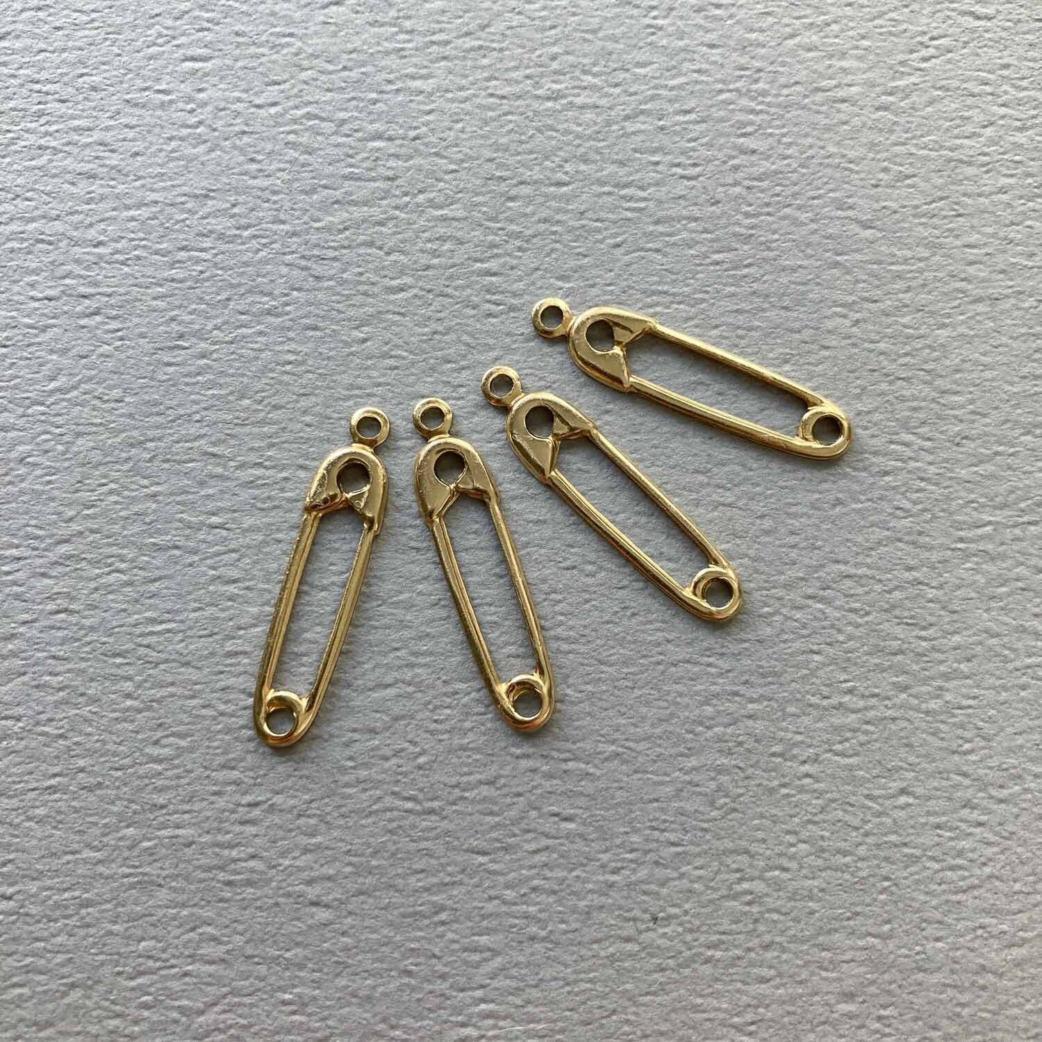 再入荷〉USA真鍮 安全ピンモチーフチャーム | Dua-アクセサリーパーツ