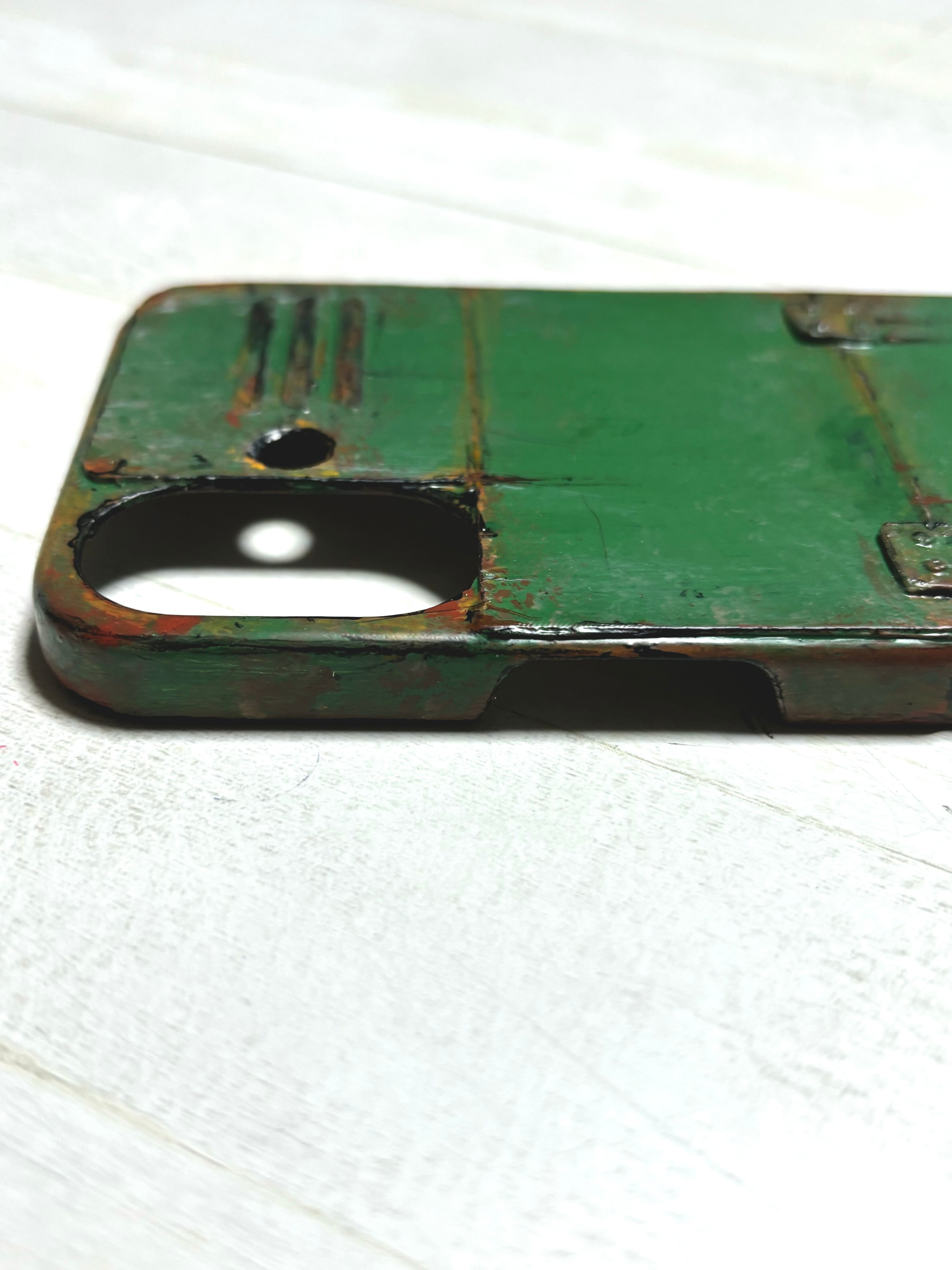 PROZEEL サビ塗装ビンテージ風 マッドダクトスマホケース | vintage