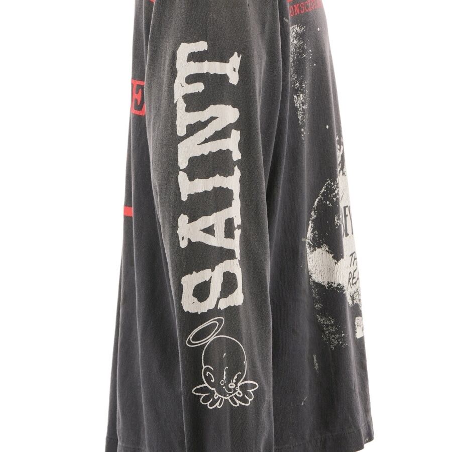 SAINT Mxxxxxx】SM-HR1-0000-032/LS TEE/SAINT YOUTH/BLACK | AYIN