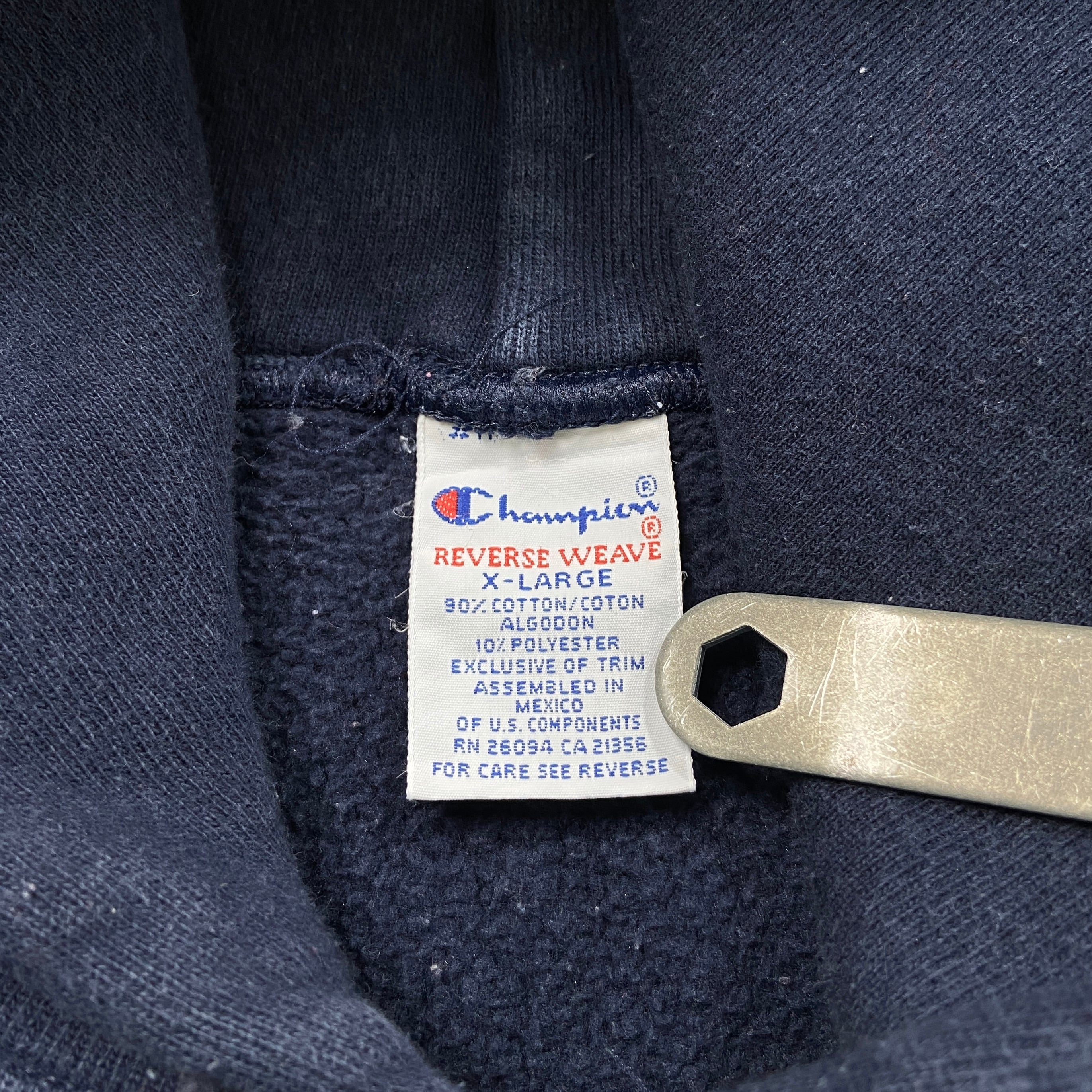 90年代 メキシコ製 Champion チャンピオン 刺繍タグ ワンポイントロゴ