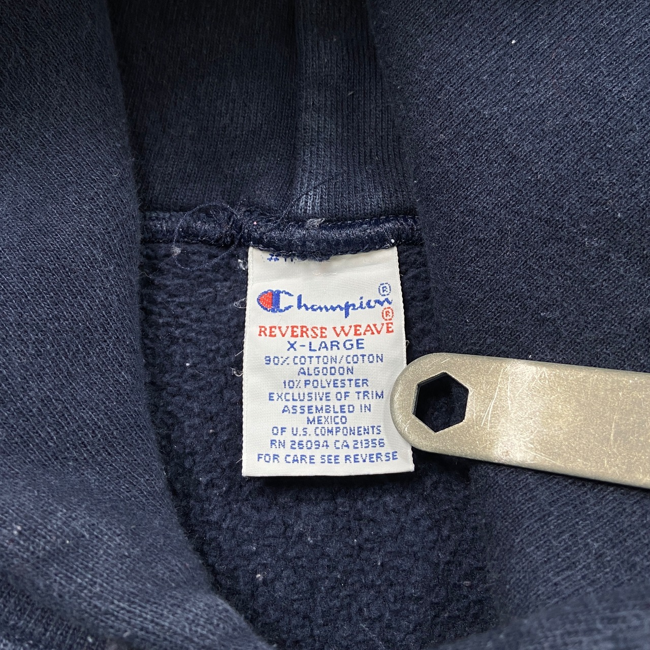 90年代 メキシコ製 Champion チャンピオン 刺繍タグ ワンポイントロゴ 
