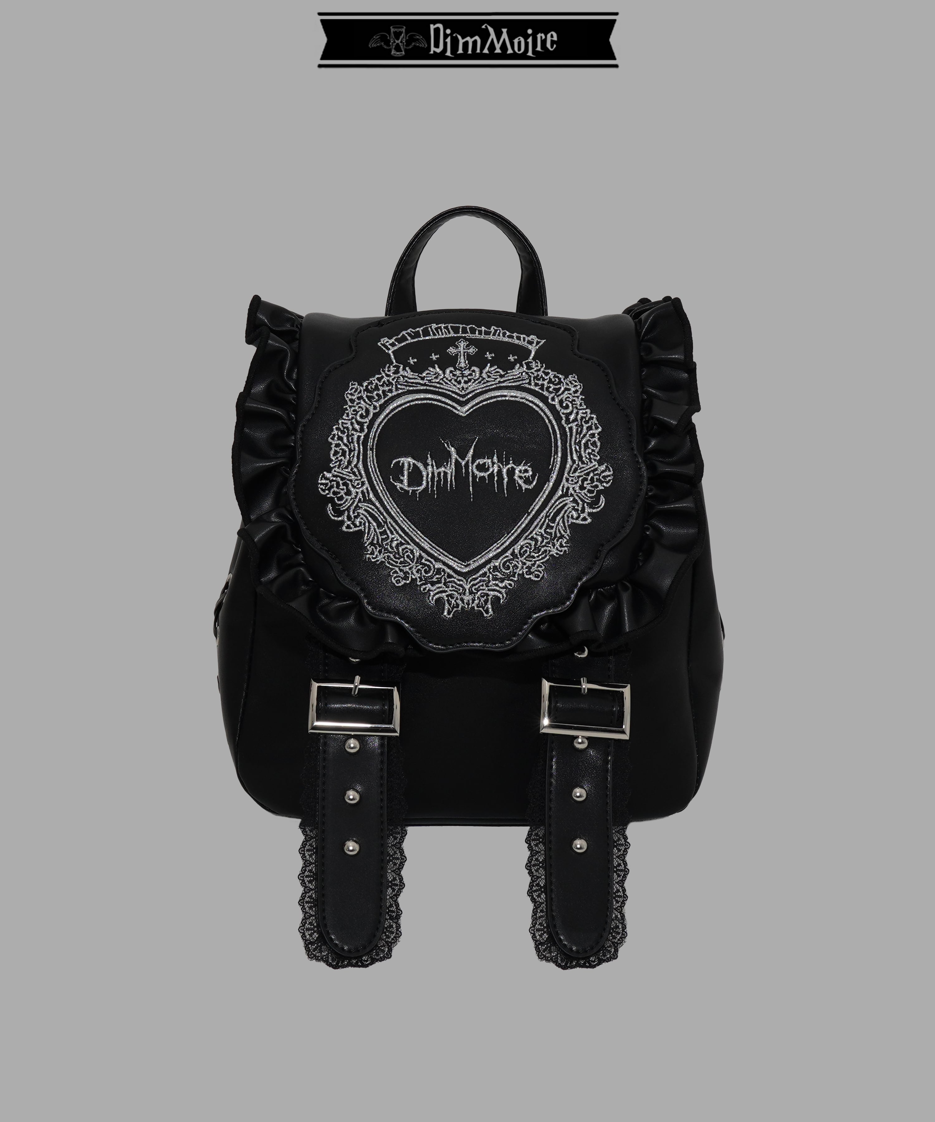 HeartCoreフリルミニリュック 【Black】 | DimMoire 