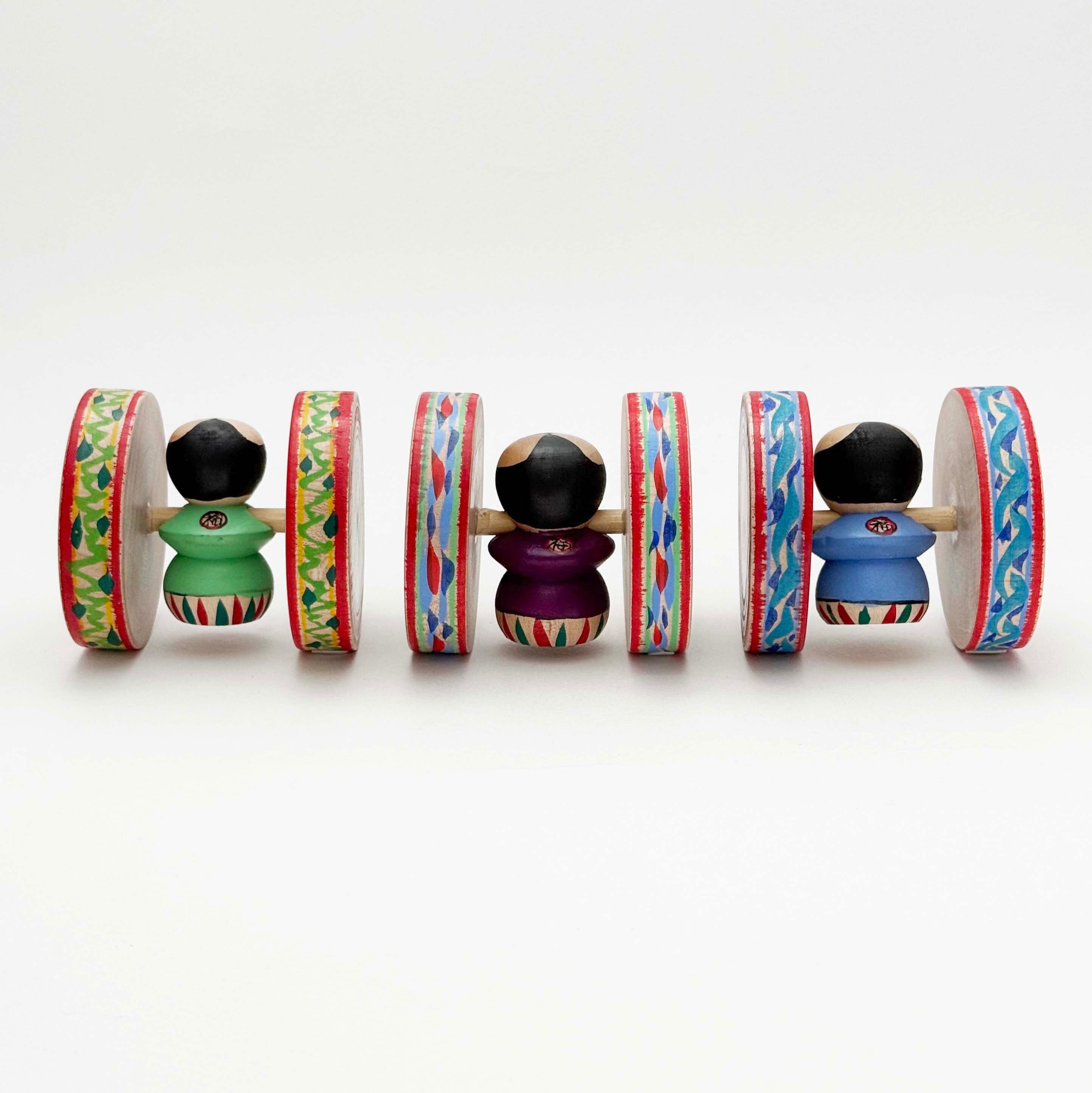 福助こけし福車（独立系 / 志田菊宏工人）