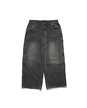 DOUBLE KNEE BAGGY DENIM