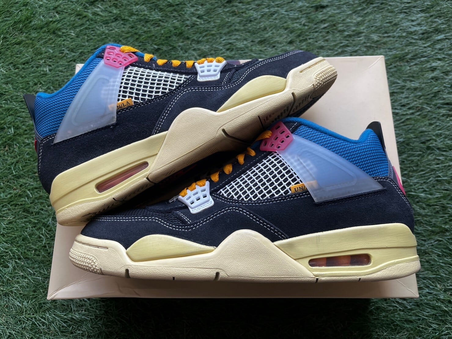 NIKE × UNION AIR JORDAN 4 RETRO SP OFF NOIR DC9533-001 28cm 76282 