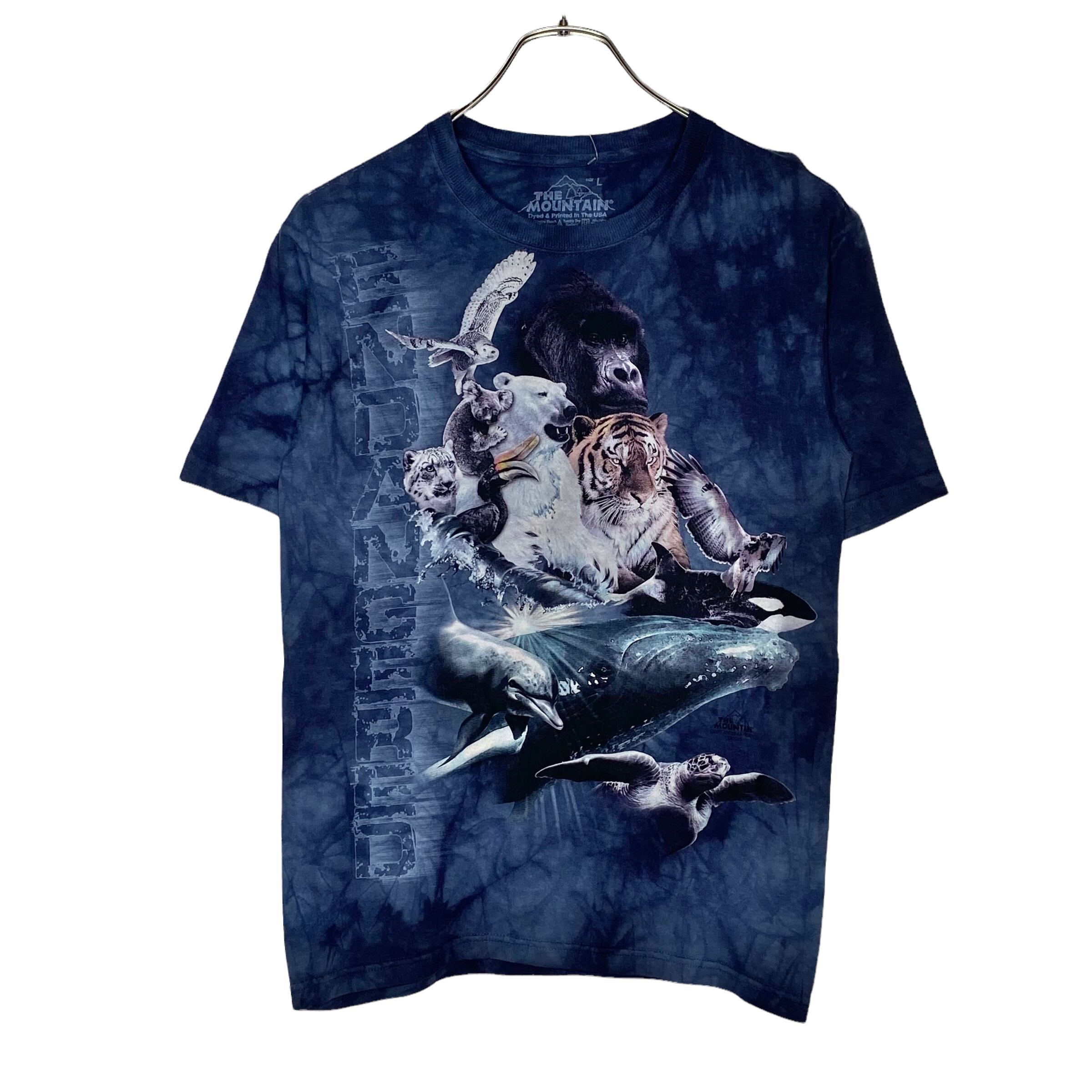 THE MOUNTAIN 半袖Tシャツ L プリント コットン100% | 古着屋OLDGREEN