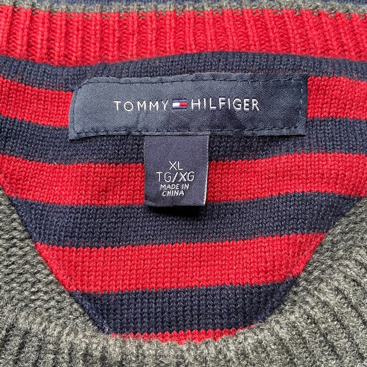 TOMMY HILFIGER トミーヒルフィガー コットンニットセーター メンズXL