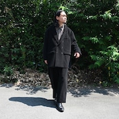 THE DAY / MOLESKIN PLEATED TROUSERS