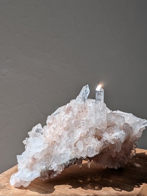 ピンクレムリアン水晶 ⭓ 原石クラスター ⭔ コロンビア産
