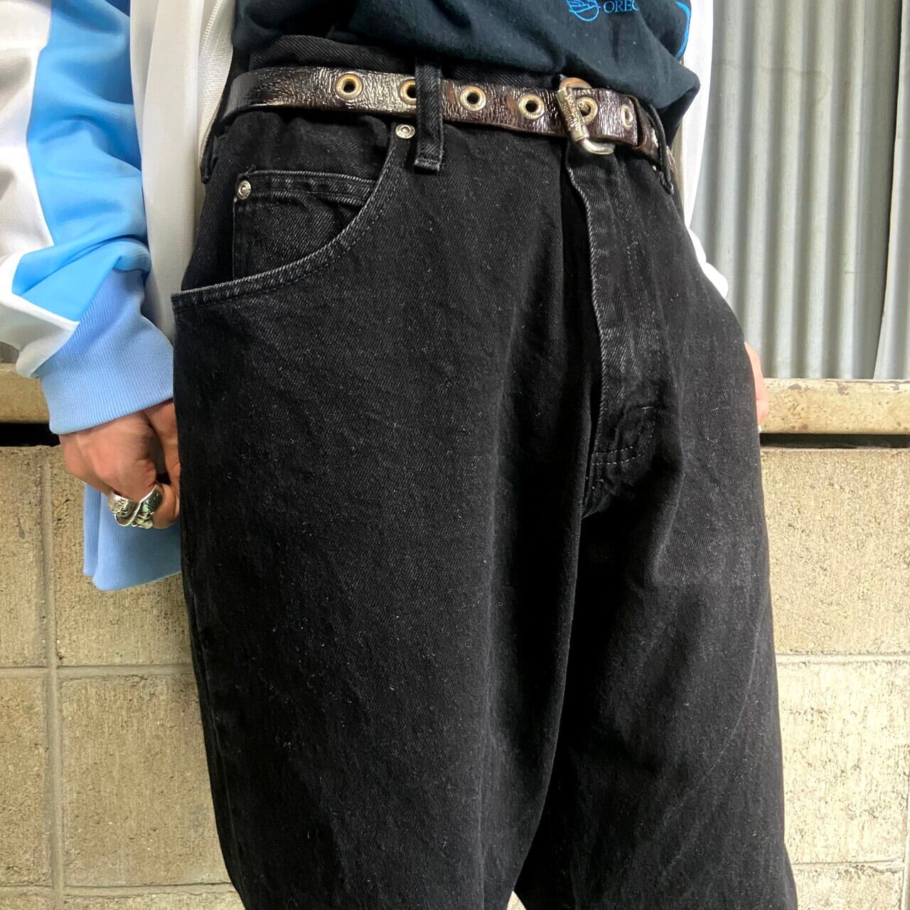 18ss UNUSED デニムバギーパンツ UNUSED 18SS デニム オフホワイト