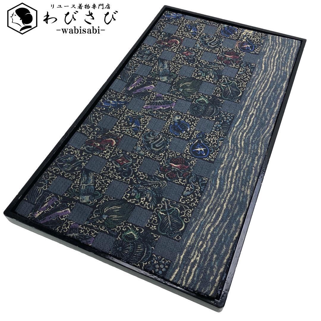 袋帯 宝彩 24金箔 プラチナ箔 美しい花模様 金銀糸 O-5889 着物 きもの