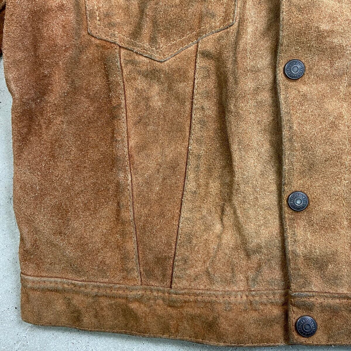 50s 60s リーバイス スエード レザージャケット vintage 12/16 ONLINE 入荷！50s Levi's Short Horn Suede Lether Jacket 50