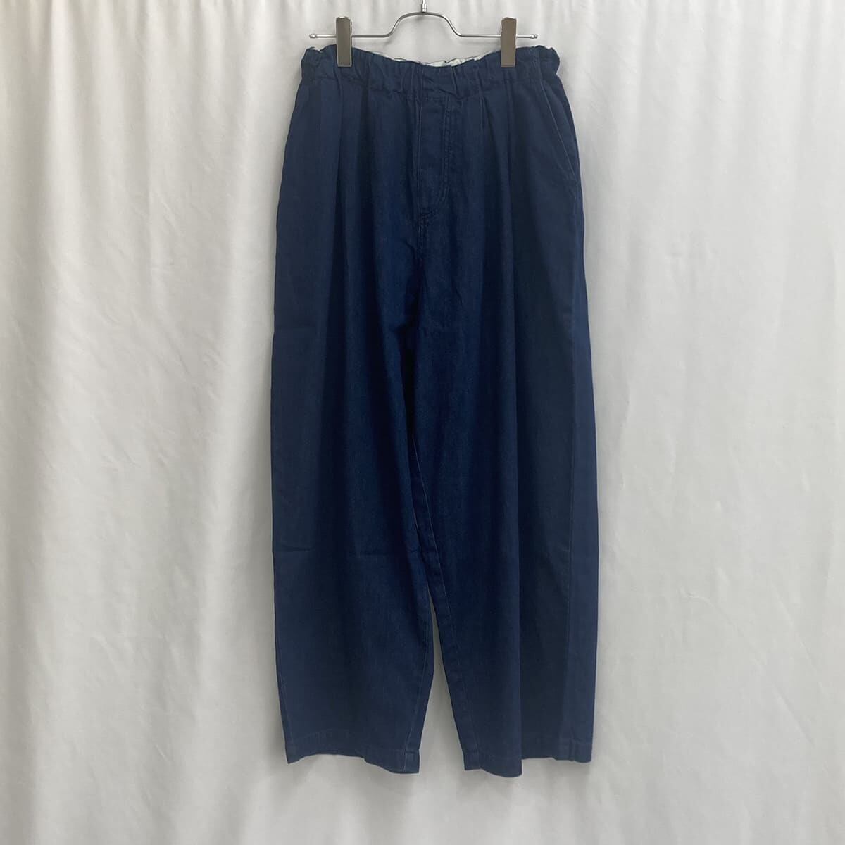 mizuiro ind】denim tucked wide pants デニムタックワイドパンツ [3