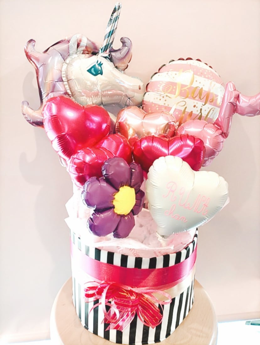 おむつケーキ バルーンギフト　推し　誕生祭　バルーンブーケ 　バルーンブーケ おむつケーキ バルーンギフト 推し 誕生祭 バルーンブーケ
