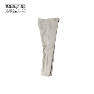 BROWN by 2-tacs    B23-P001   "TAPERED"   Linen PANTS