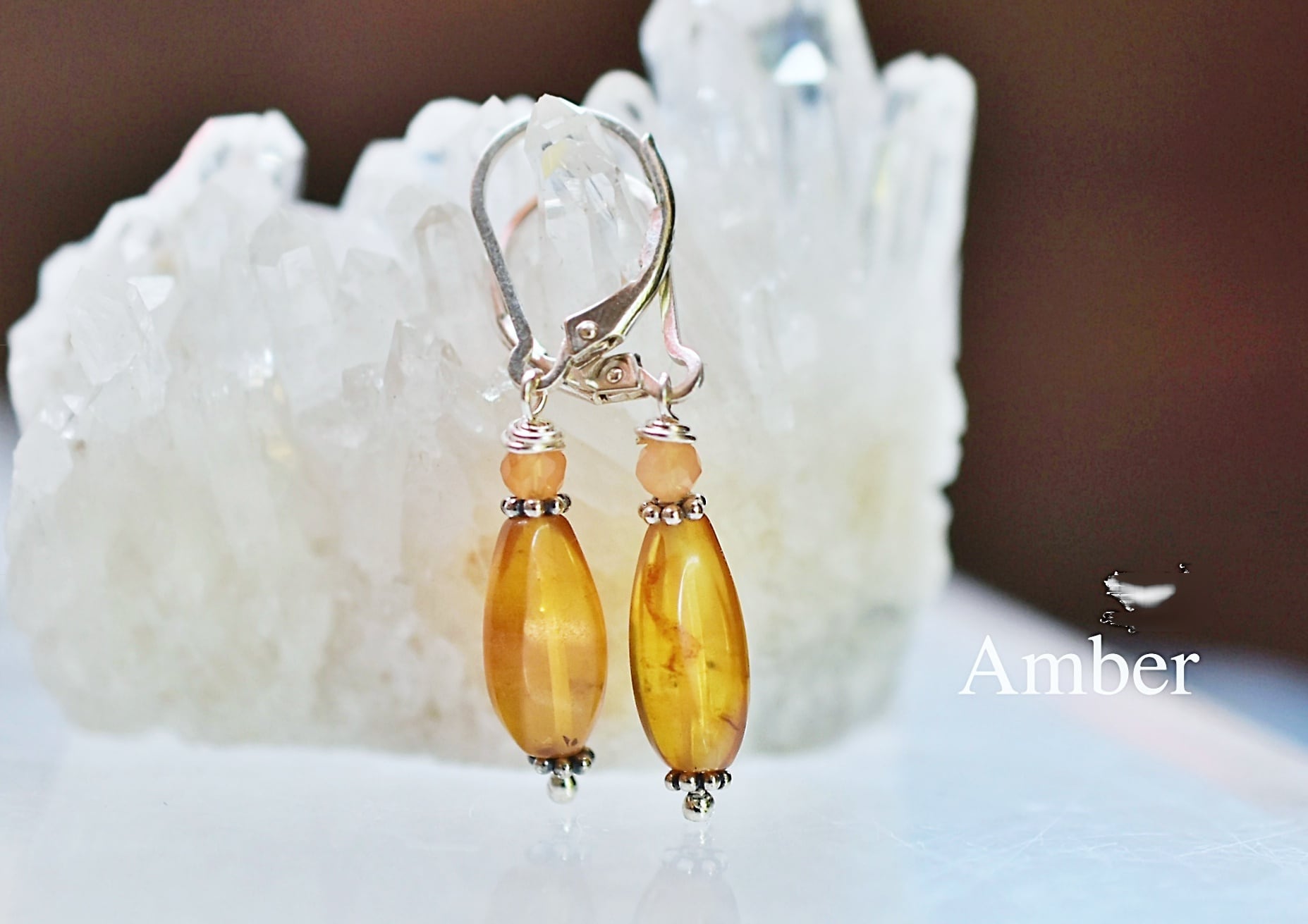 琥珀 アンバー amber 天然石-