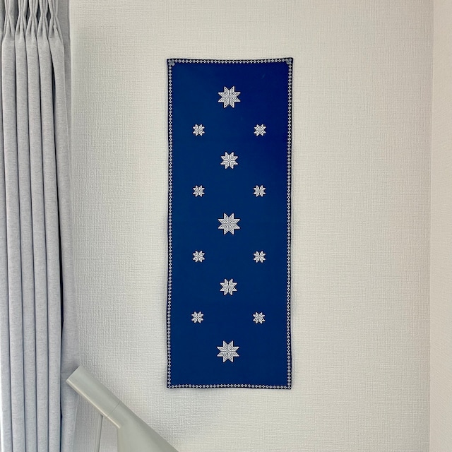 デンマーク /  ランナー タペストリー ブルー スター