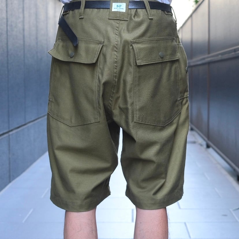 SASSAFRAS(ササフラス) / F.S. Cultivator Pants 1/2 Back Satin