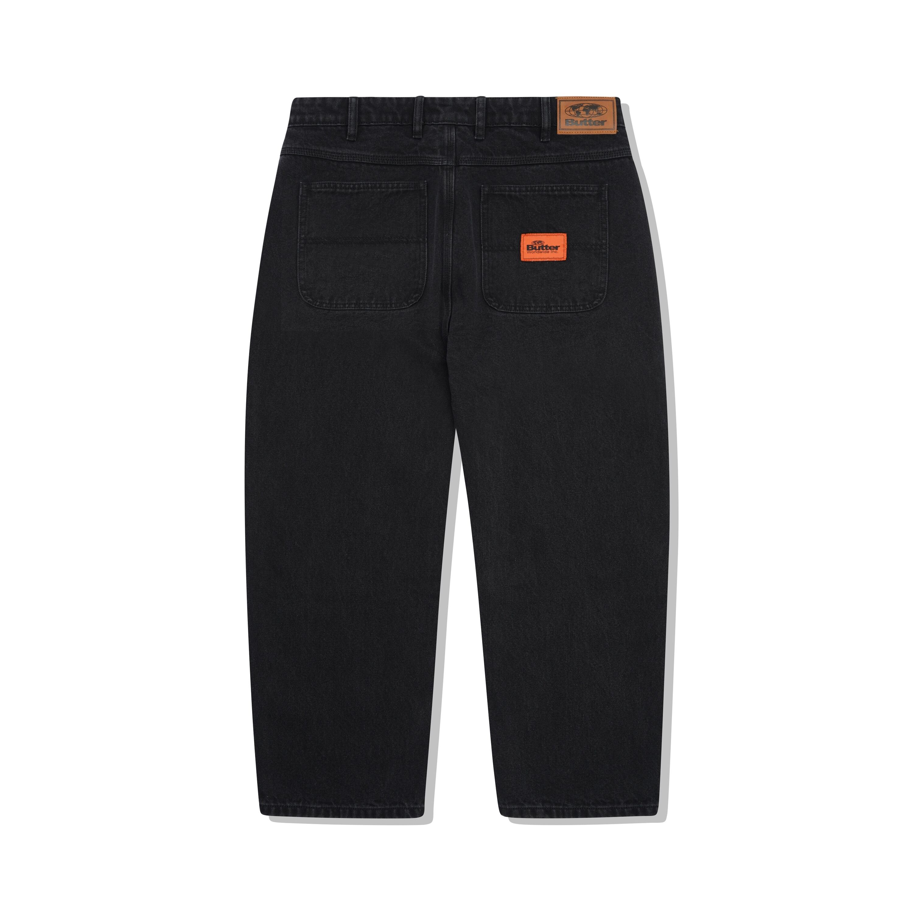 BUTTER GOODS SANTOSUOSSO DENIM JEANS BLACK | 8 Times Corner