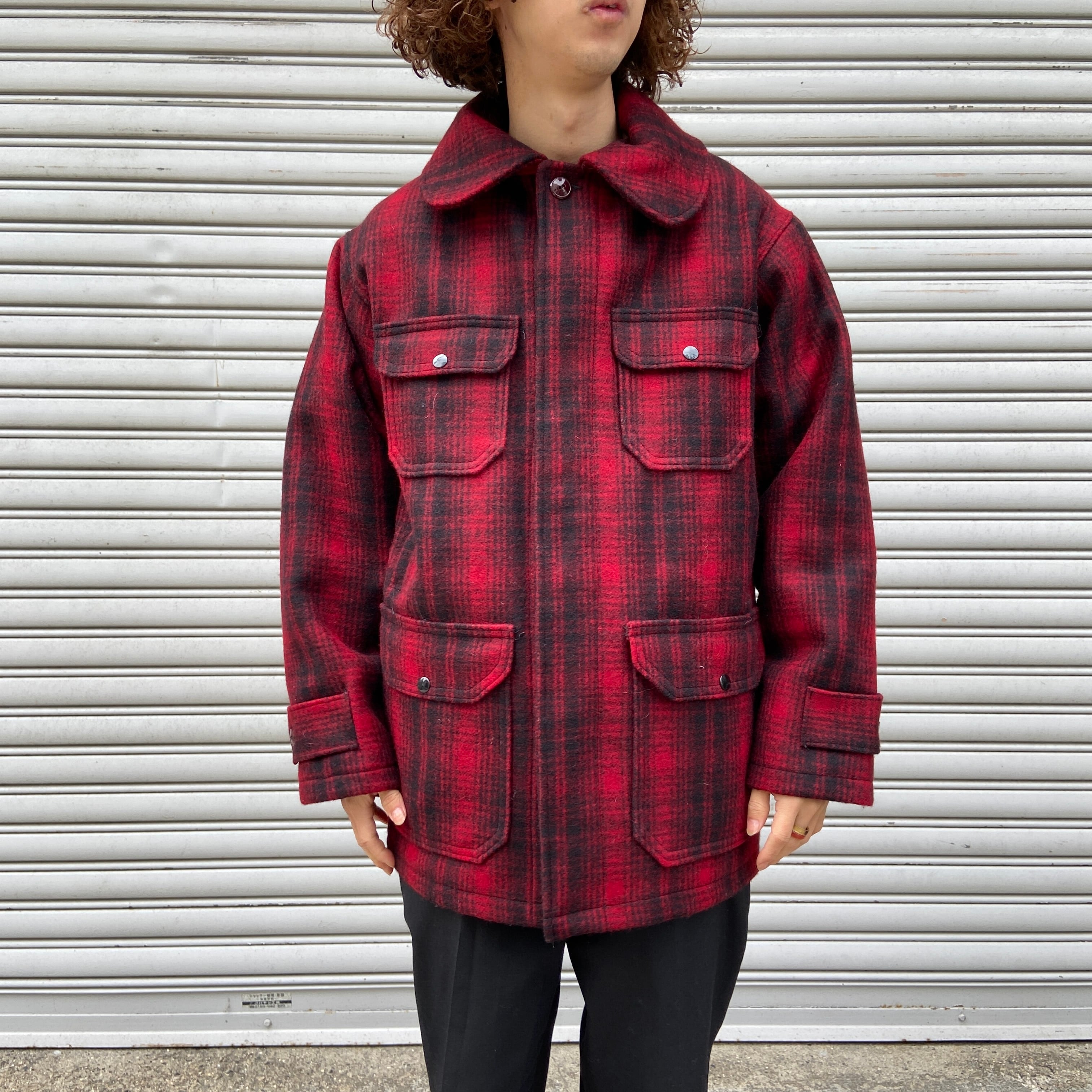 『送料無料』70s WOOLRICH シャドーチェック マッキーノ