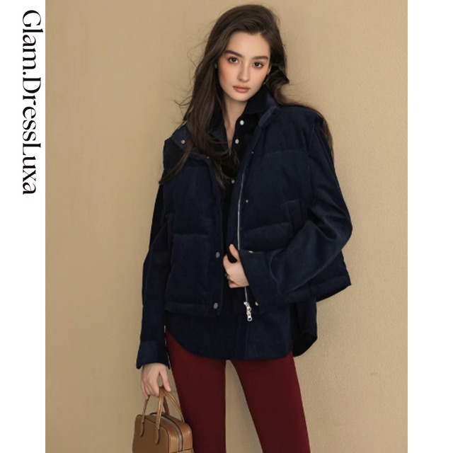 コーデュロイ ルーズシャツ/2color_T1096