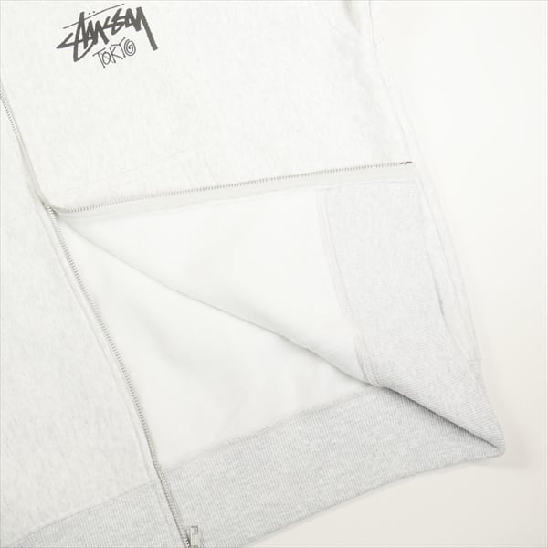 Size【M】 STUSSY ステューシー STOCK TOKYO ZIP HOOD ASH HEATHER