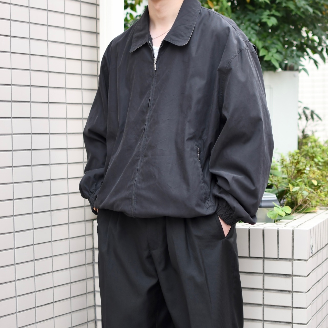 St.John's Bay fake suede blouson black