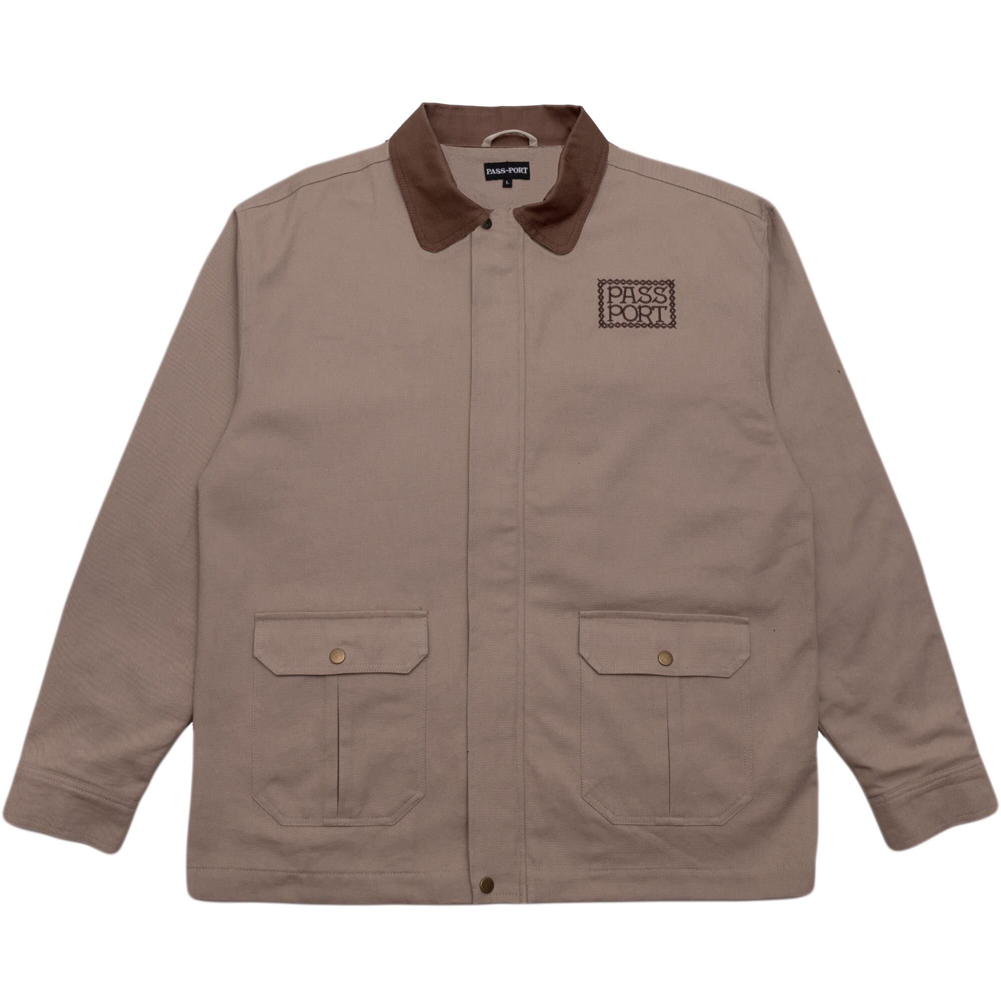PASS PORT / INVASIVE LOGO YARD JACKET KHAKI | THE NEWAGE CLUB