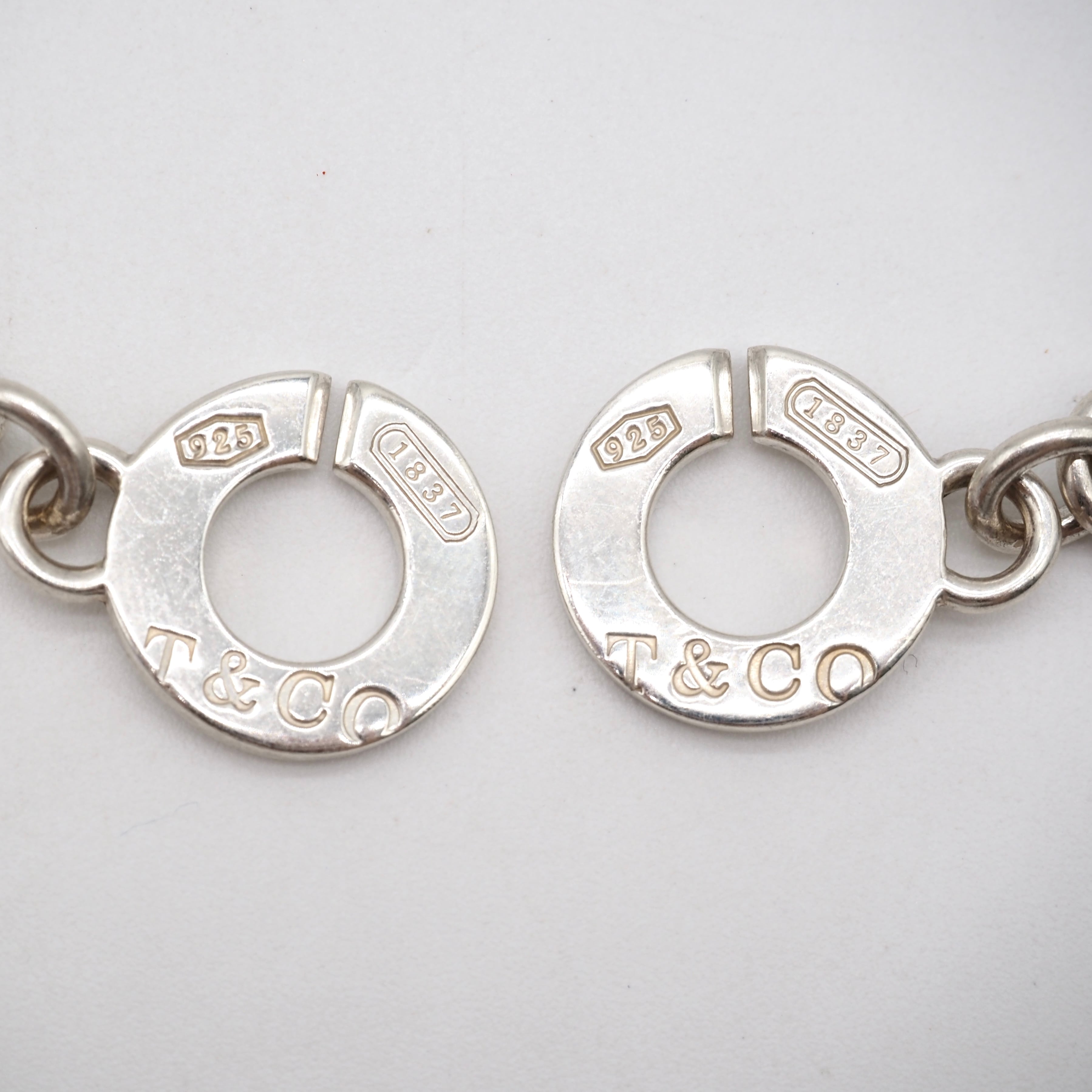 Tiffany&Co. 1837サークルクラスプ ネックレス シルバー925