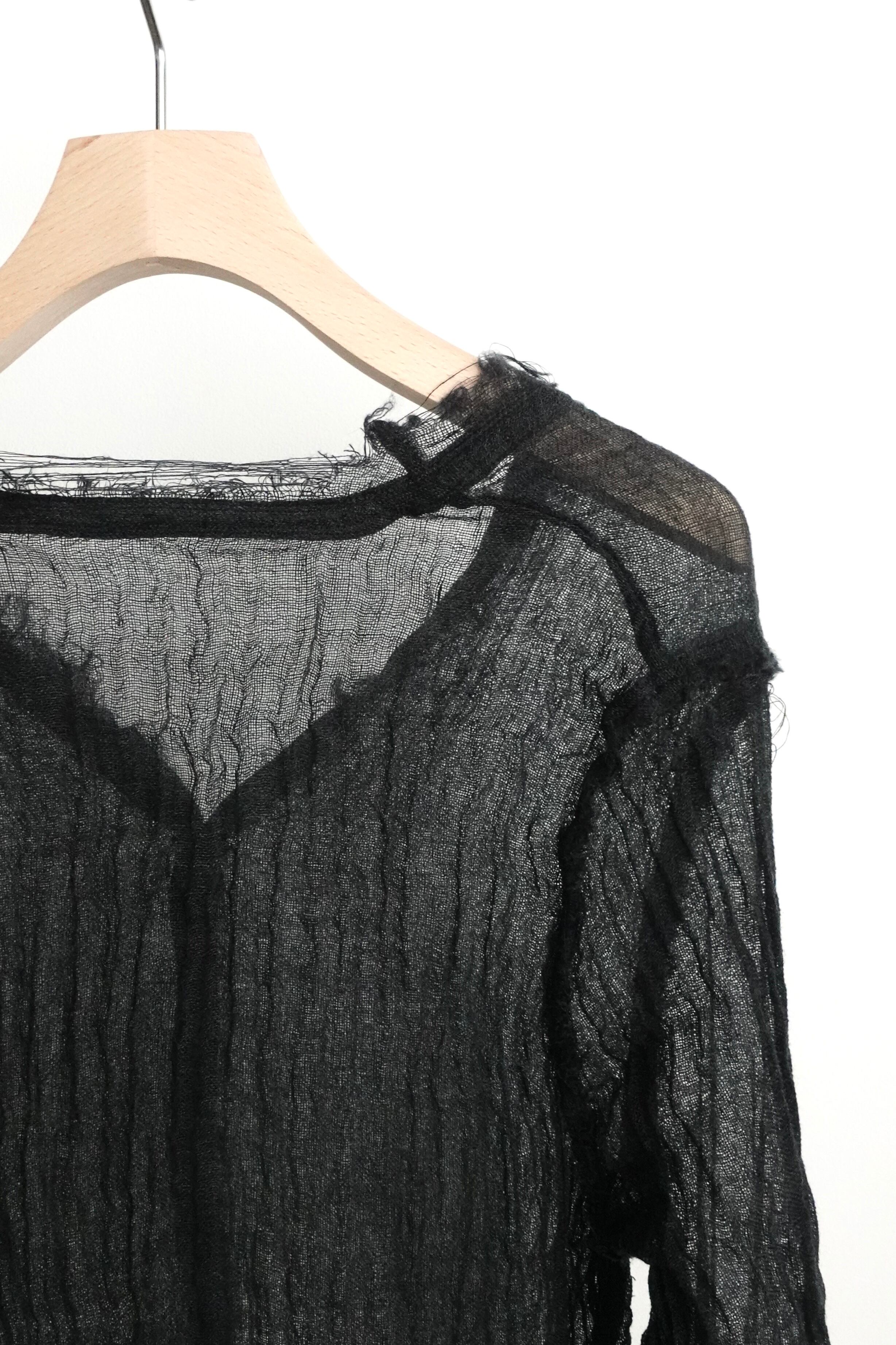 ERiKOKATORi】wool linen gawze cardigan | TOLMA.