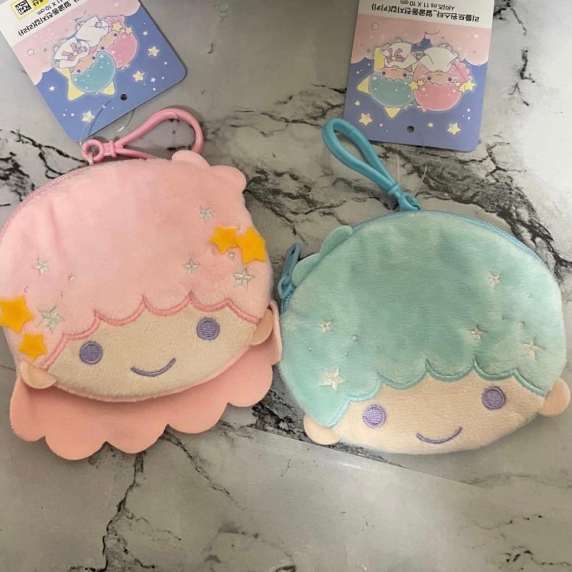 送料込 ♡即日発送 【 韓国限定 】 2個セット キキララ フェイスポーチ