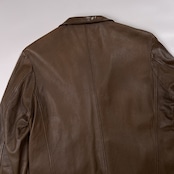 45rpm フォーティーファイブアールピーエム ディアスキン 鹿革 レザー ジャケット サイズ 4 /ブラウン系