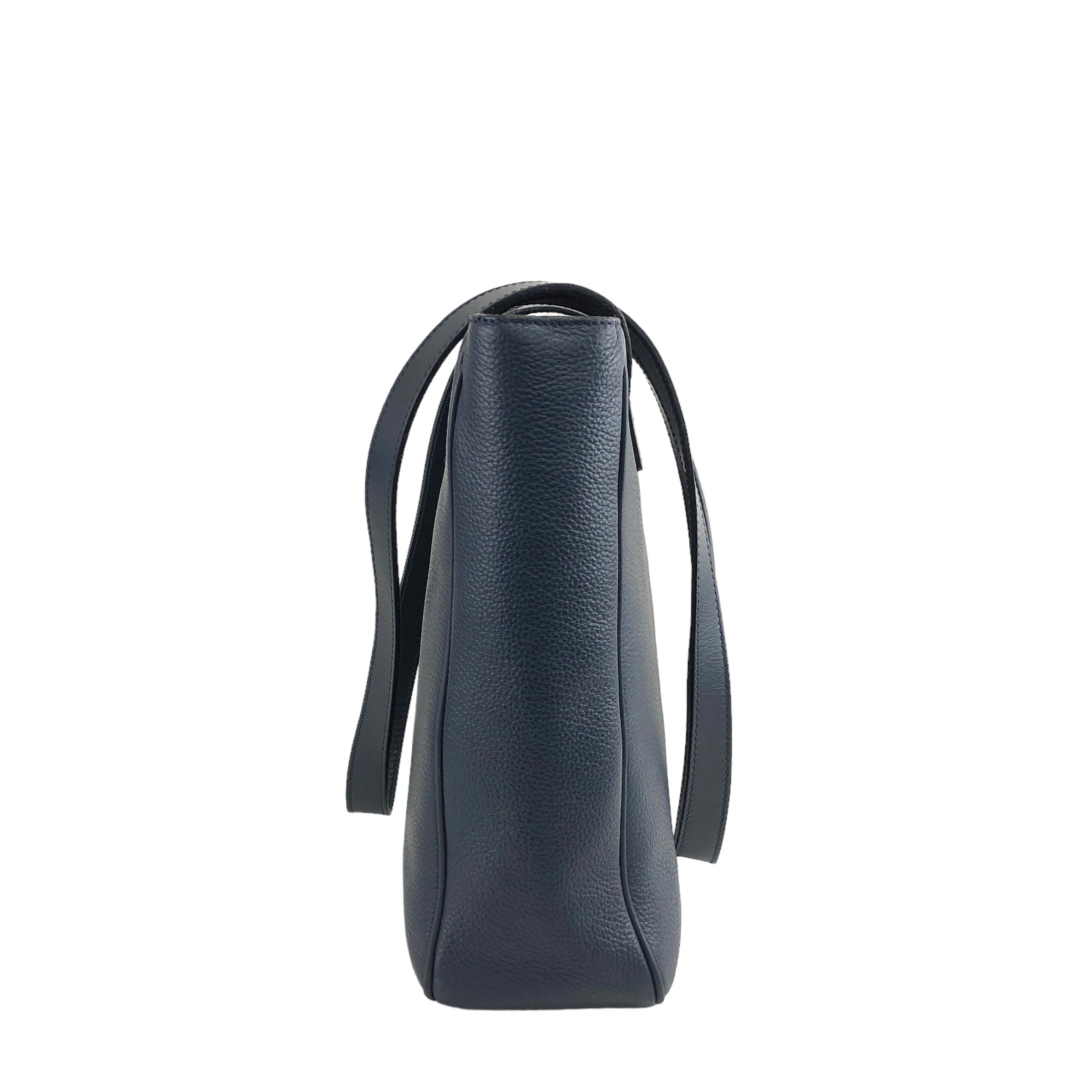 CELINE セリーヌ トートバッグ ネイビー レザー vintage ヴィンテージ CELINE セリーヌ トートバッグ ネイビー レザー vintage ヴィンテージ