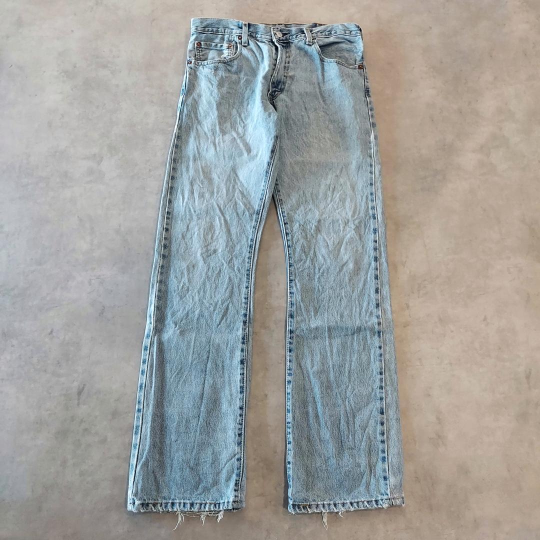 リーバイス517 Levis W34 フレアデニム 青 古着 ブーツ 20037 | fuufu