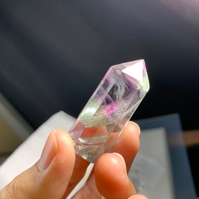 15 透明度抜群★超透明フローライトポイント