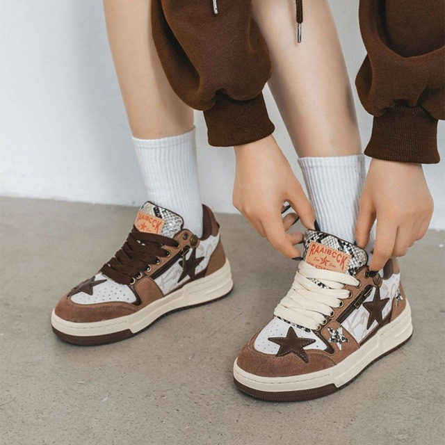 スターパッチミックスローカットスニーカー   R01547