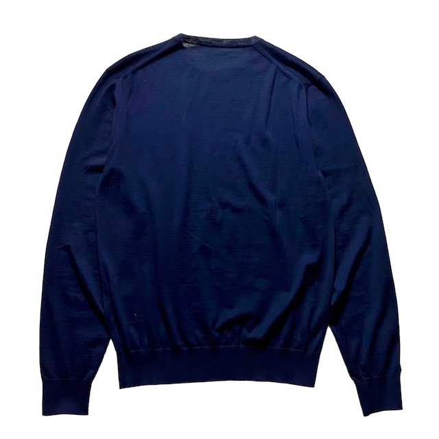 PRADA dark navy hi-gauge sweater