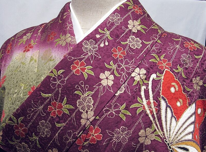 平和屋着物○訪問着 駒刺繍 吹寄せ花篭文 金彩 正絹 逸品 CABA4741vp