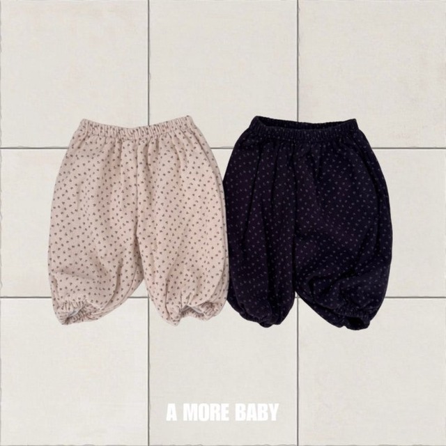 【取寄】a more baby|round flower pants|ラウンドフラワーパンツ|1-2|baby|25 winter