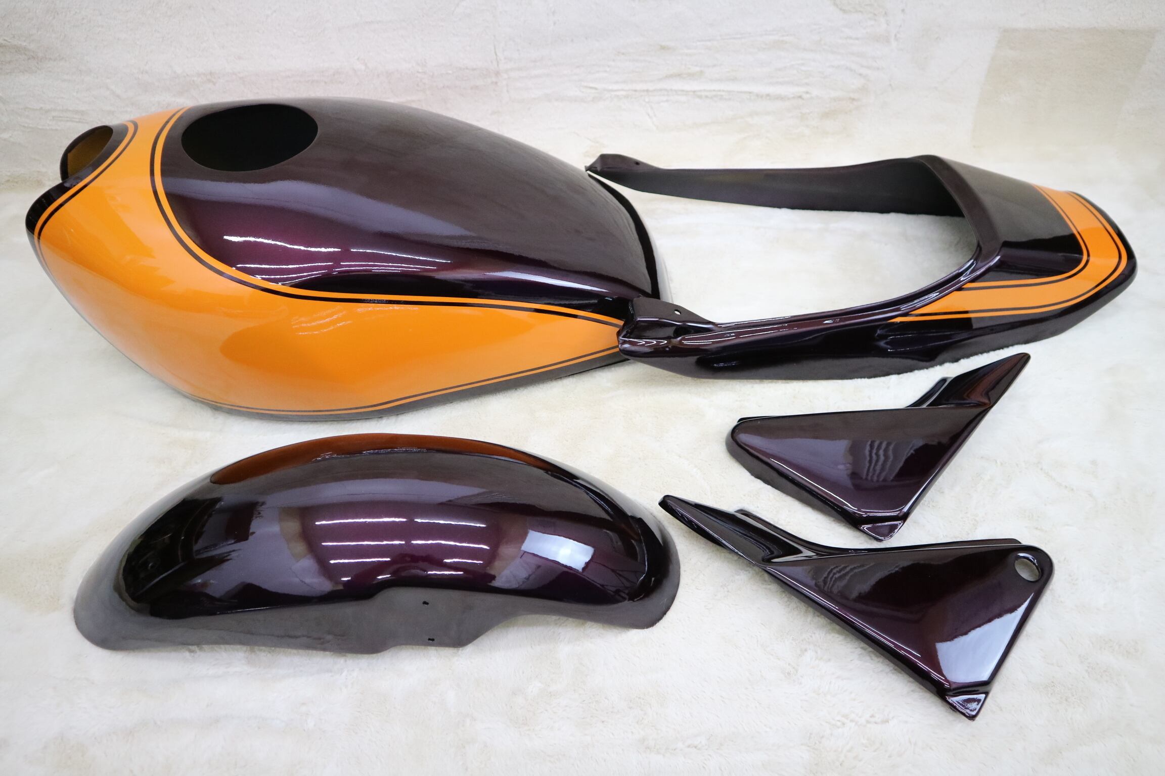 ゼファーχ テールカウル シートカウル シートカバー 火の玉 虚し