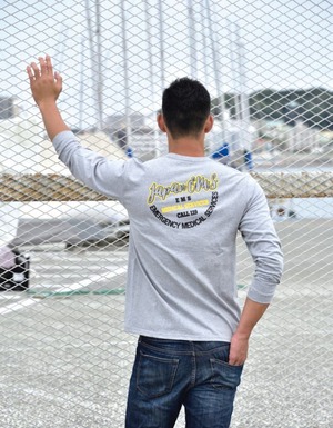 GUARD ガード JapanEmsハイグレード 長袖 Tシャツ LS-225  ls-225 メンズ アウトドア レスキュー ライフセービング