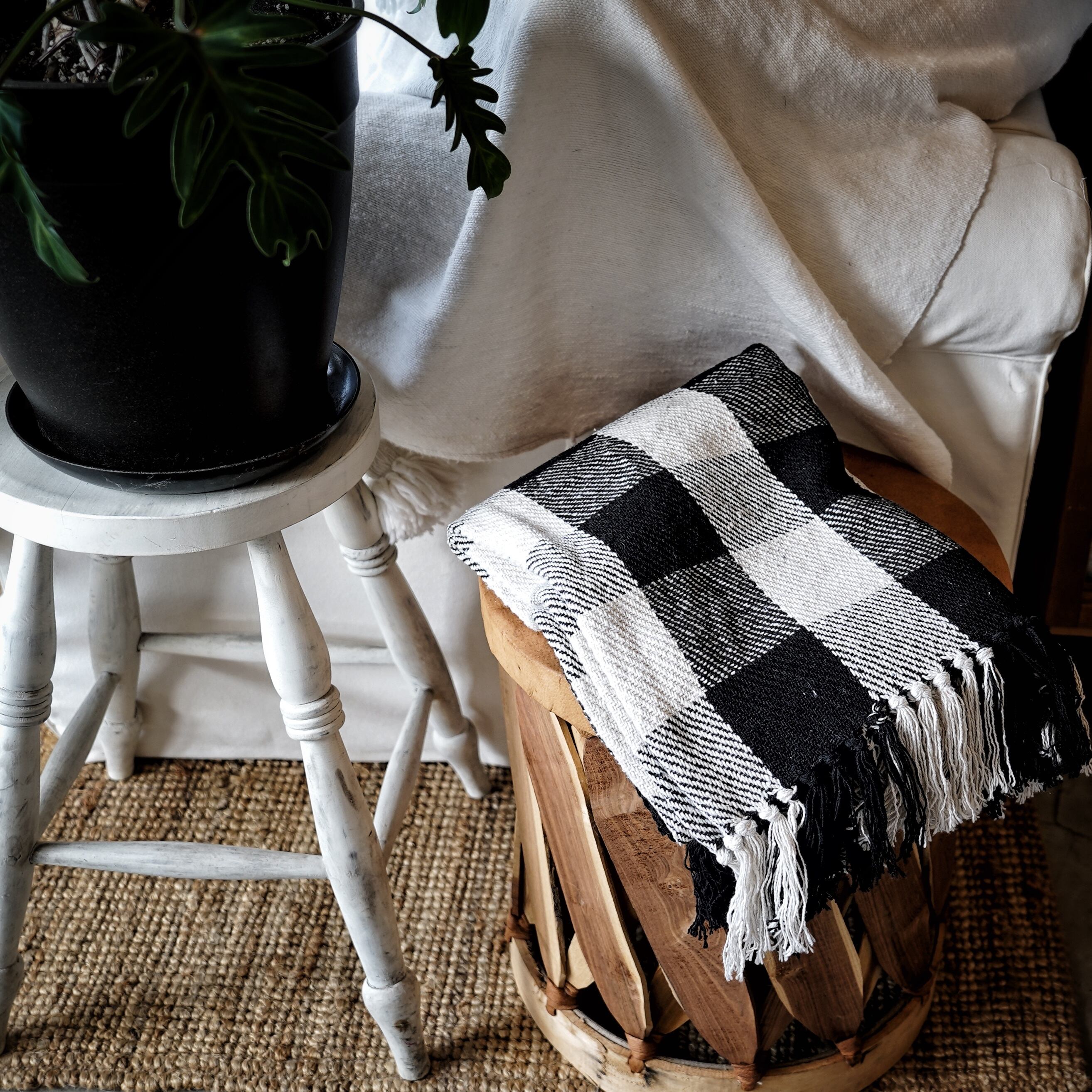 Recycle Cotton Rug&Throw