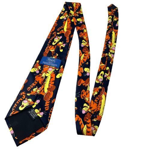 中古】 90s Winnie the Pooh Neck Tie ウィニー ザ プー ネクタイ